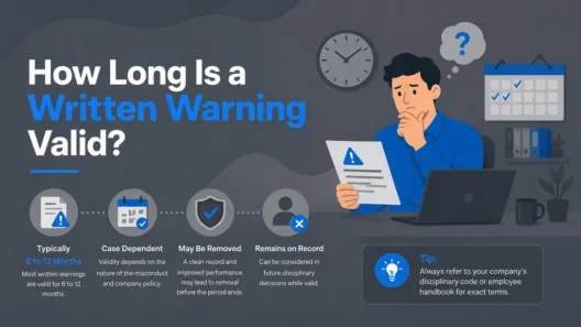 How Long Is a Written Warning Valid