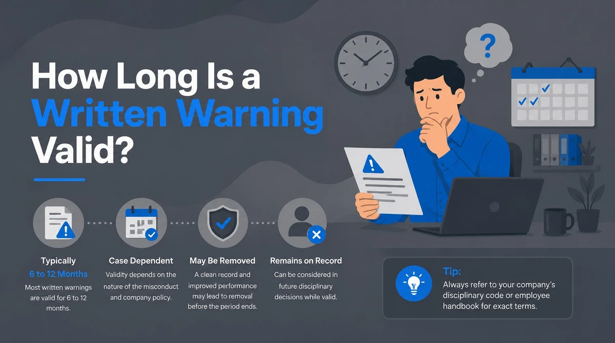 How Long Is a Written Warning Valid