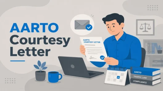 What Is an AARTO Courtesy Letter
