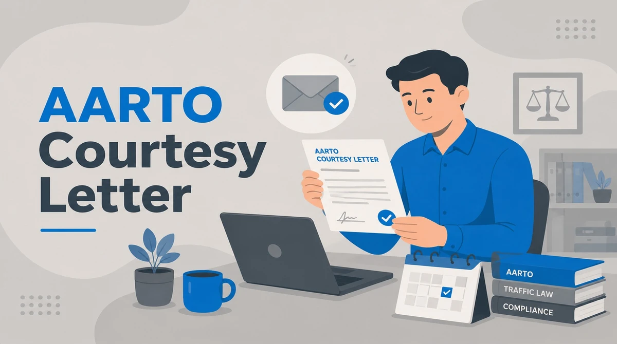 What Is an AARTO Courtesy Letter