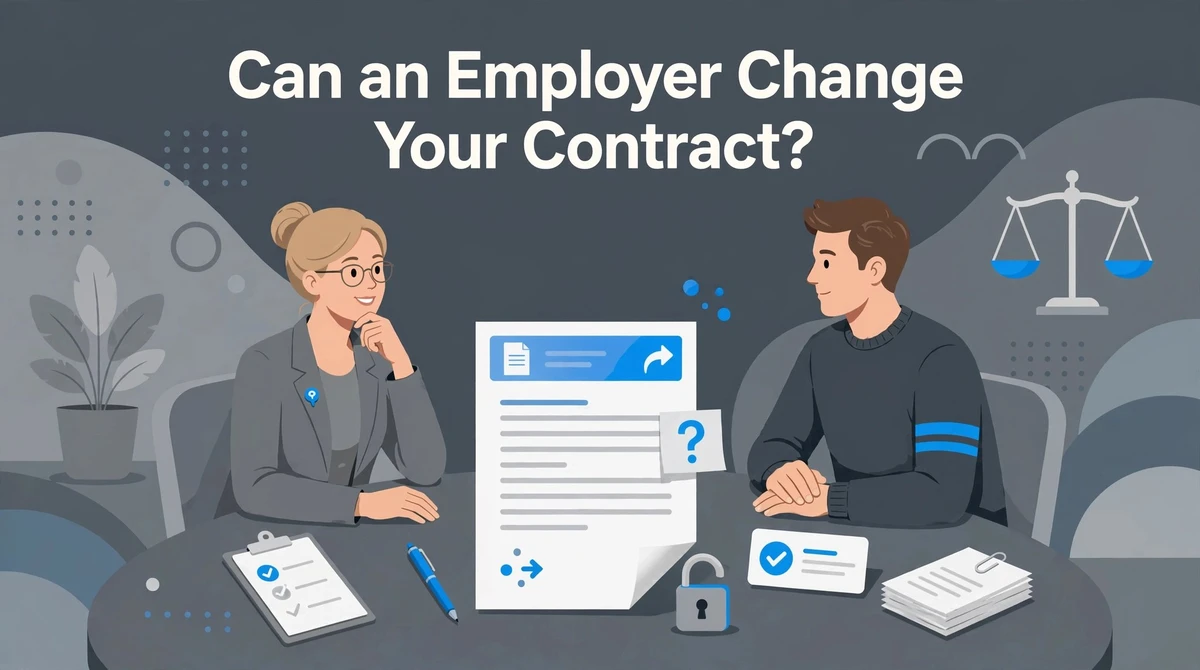 Can an Employer Change Your Contract?
