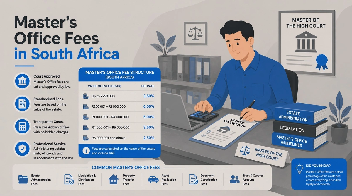 Master's Office Fees in South Africa