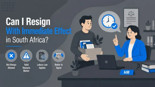 Can I Resign With Immediate Effect in South Africa?