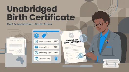 Home Affairs,Birth Certificate,Government Fees,DHA